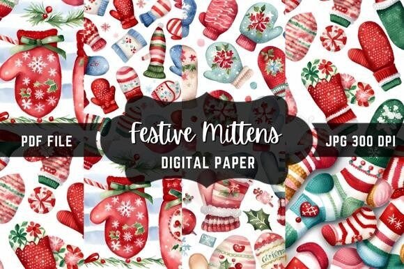 Cozy & Creative: Unpacking the Festive Mittens Design Pack