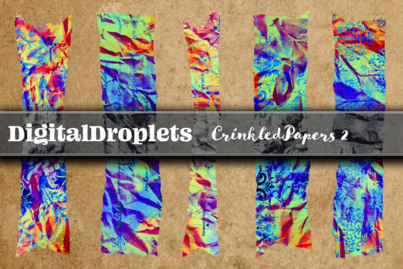 Crinkled Paper Vol. 4: 180 Washi Tapes for Creative Projects