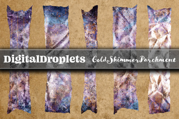 Elevate Your Projects with Gold Scattered Vol. 4 | Torn Washi Tapes