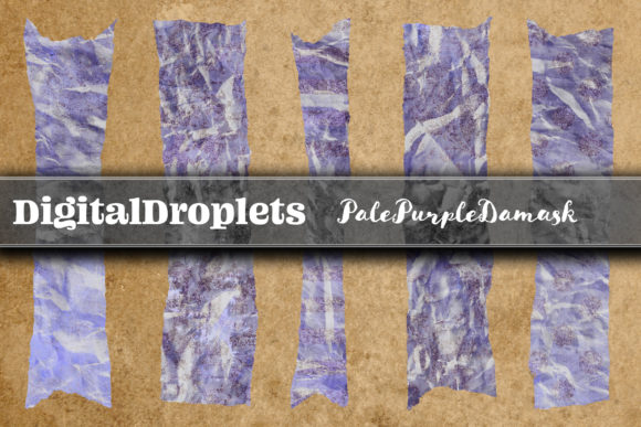 Elevate Your Projects with Pale Purple Damask Washi Tapes