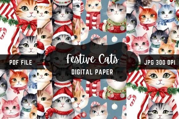 Festive Cats: Injecting Whimsy Into Your Brand Identity