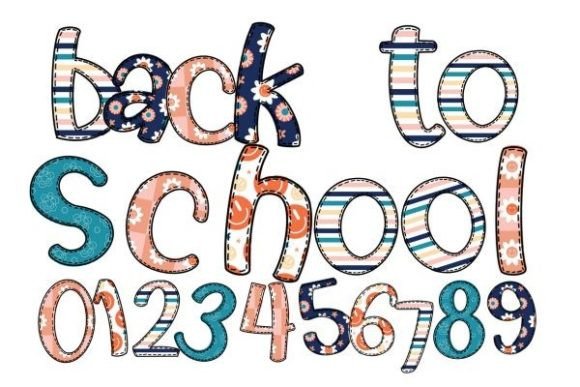 Free Retro Doodle Alphabet Letters for Creative Projects