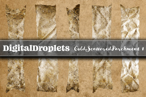 Gold Scattered Washi Tapes: 20 Free Textures for Your Digital Toolkit