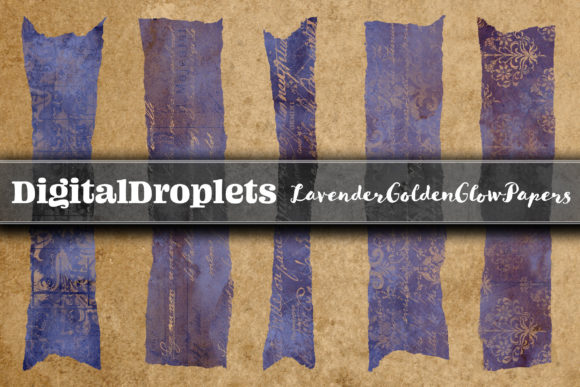 Lavender Golden | 180 Washi Tapes: A Digital Designer's Secret Weapon