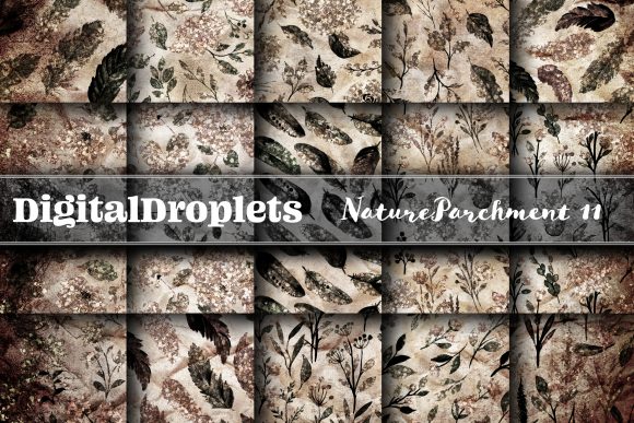 Nature Parchment Vol. 11 | Collection: Bold Textures for Gothic & Vintage Design
