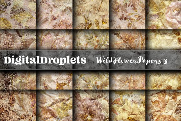 Wild Flowers Papers Vol. 3: A Darkly Romantic Design Asset