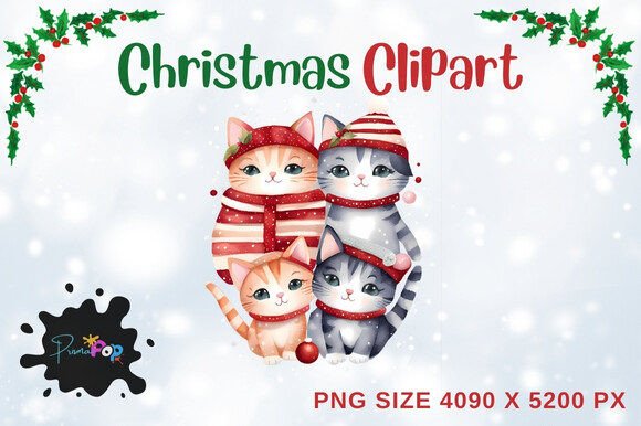 Xmas Cats: Playful Holiday Charm for Your Digital Toolkit
